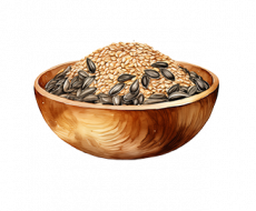 sesam sonnenblumen bowl